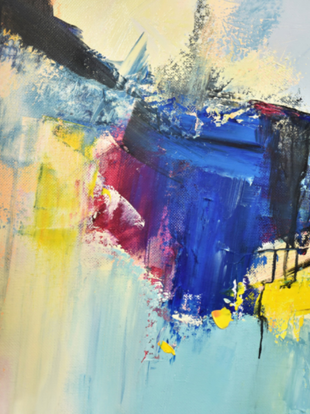 Colorful abstract painting| Modern art abstract