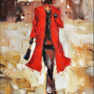 Lady in red