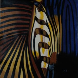 zebra painting abstract