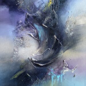blue abstract art
