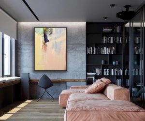 abstract painting abstract painting in interior