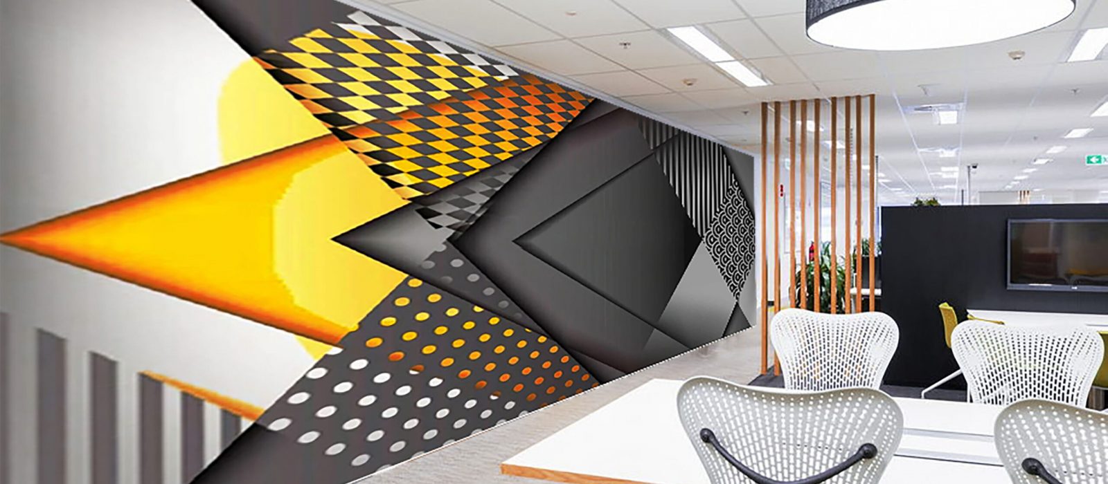 individual corporate wall design